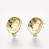 Alloy Stud Earring Findings PALLOY-T056-125-1