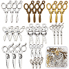 SUNNYCLUE 72Pcs 9 Style Tibetan Style Zinc Alloy Pendants FIND-SC0002-52-1