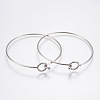 Tarnish Resistant 304 Stainless Steel Expandable Bangle Making STAS-F148-01P-1