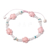 Summer Beach Turtle Anklets AJEW-AN00675-2