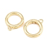 Brass Spring Gate Rings KK-P353-16G-2