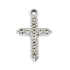 Alloy Rhinestone Pendants PALLOY-P308-08P-1