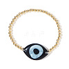 Acrylic Devil Eye Brass Round Beaded Stretch Necklaces for Female Jewelry Direct Sales TA4836-1-2