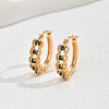 Elegant Classic Hollow Irregular Brass Hoop Earrings LF2234-4