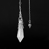 Natural Quartz Crystal Dowsing Pendulum Big Pendants PW-WGF0B2B-02-1