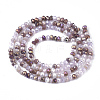 Electroplate Glass Beads Strands X-EGLA-S192-001A-B01-2