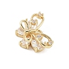 Brass Micro Pave Cubic Zirconia Pendants KK-M326-18A-G-2
