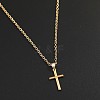 Cross Alloy Pendant Necklaces WGAF0E8-16-1