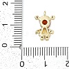 Rack Plating Brass Micro Pave Cubic Zirconia Pendants KK-H509-37G-02-3