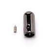 Zinc Alloy Cord Ends PALLOY-WH0092-19B-1