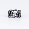 304 Stainless Steel Finger Rings for Men WG12A84-01-4