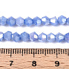 Ombre Effect Dyed Glass Beads Strands LS-GLAA-T025-4mm-09I-4