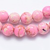 Synthetic Imperial Jasper Beads Strands G-F531-8mm-H01-3