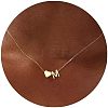Simple Style Adjustable 316L Surgical Stainless Steel Heart and Initial Pendant Necklaces for Women WG95AEF-13-1