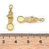 304 Stainless Steel Pendant Cabochon Settings SA-CBAE5AC-03G-3