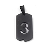 Ion Plating(IP) 304 Stainless Steel Pendants STAS-O127-E03-1