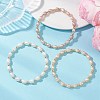 Natural Cultured Freshwater Pearl Beads Stretch Bracelets for Women BJEW-JB13540-1