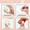 120Pcs 4 Styles Sunflower Paper Thank You Gift Tags CDIS-WH0038-08-3