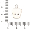 Brass Micro Pave Cubic Zirconia Pendants KK-H527-27P-3