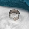 304 Stainless Steel Open Cuff Rings RJEW-G335-01B-3