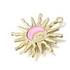 Brass Resin Pendants RE-CBAE379-11LG-2