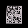 Frame Carbon Steel Cutting Dies Stencils X-DIY-F036-05-3