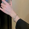 Alloy Cuff Bangles for Women FS-WGE8895-01-2