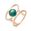 Alloy with Turquoise Round Finger Ring for Women FS-WGC40FF-05-1