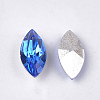 Pointed Back Resin Rhinestone Cabochons CRES-S381-6x12mm-B17-2