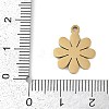 304 Stainless Steel Enamel Pendants STAS-I325-102E-G-3