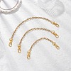 3Pcs 3 Styles 304 Stainless Steel Cable Chain Bag Extender Chains FIND-JF00158-2
