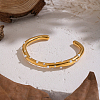 304 Stainless Steel Cuff Bangles for Women CB8538-6