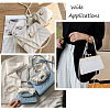 8Pcs 8 Styles White Acrylic Round Beads Bag Handles FIND-TA0001-37-8