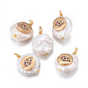 Natural Cultured Freshwater Pearl Pendants PEAR-E013-36-2