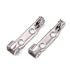Tarnish Resistant 304 Stainless Steel Pin Brooch Back Bar Findings X-STAS-Q184-01-3