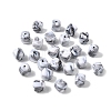 Opaque Acrylic Beads OACR-D320-01G-1