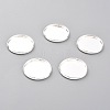 304 Stainless Steel Cabochon Settings STAS-Y001-12H-S-1