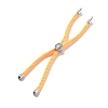 Twisted Nylon Cord Silder Bracelets DIY-B066-03P-32-1
