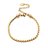 304 Stainless Steel Link Chain Bracelets for Women BJEW-A158-02D-G-4