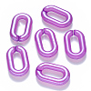 Imitation Jelly Acrylic Linking Rings OACR-S036-006A-F03-3