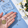 10Pcs Brass Stud Earring Findings KK-BBC0021-68-3