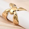 304 Stainless Steel Open Cuff Bangles for Women LS-BJEW-K264-03G-1
