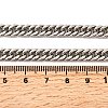 6MM 304 Stainless Steel Cuban Link Chain Necklaces for Men NJEW-B134-08B-P-5