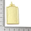 Brass Micro Pave Cubic Zirconia Pendant with Enamel KK-H458-02G-M02-3