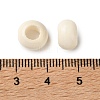 Spray Painted Wooden European Beads WOOD-A029-06A-3