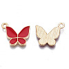 Alloy Enamel Pendants ENAM-T016-23-RS-4