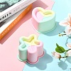 2Pcs 2 Styles Heart and Star Shape Cake Baking Silicone Molds ST-CJ0043-084-6