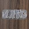 Cat Shape Key Chain Pendant Silicone Molds SIL-B074-01B-4