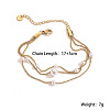 Stainless Steel Multi-strand Bracelets for Women PW-WG1B058-01-5