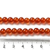 Natural Carnelian Beads Strands G-G390-6mm-03-2